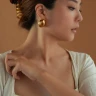Серьги Rose из 18-каратного золота 3