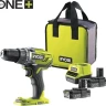 Дрель-шуруповерт Ryobi ONE+ R18DD4-0 18V Аккумуляторный инструмент 14 5